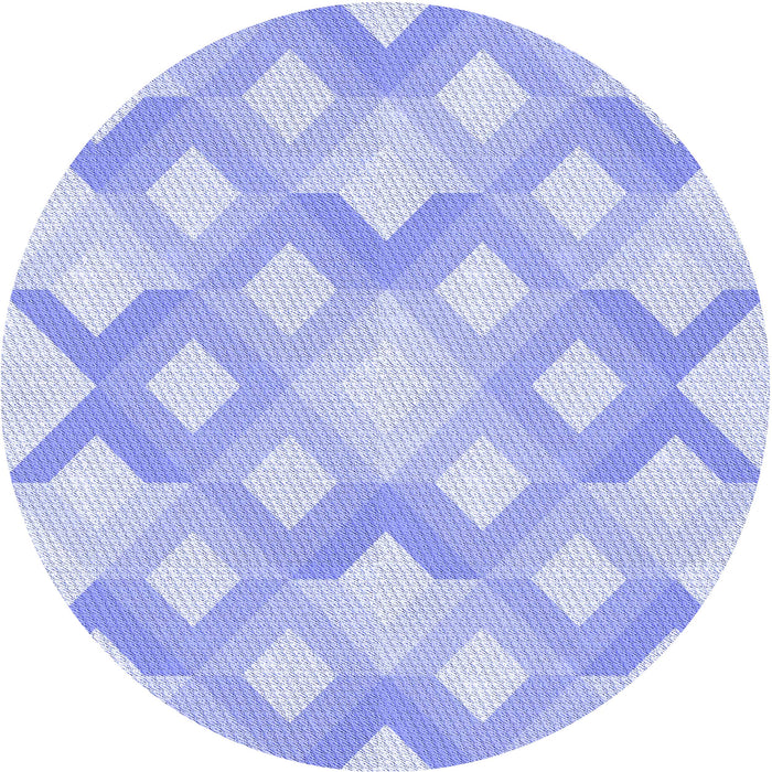 Square Patterned Sky Blue Rug, pat1493blu