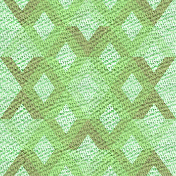 Patterned Green Rug, pat1493grn