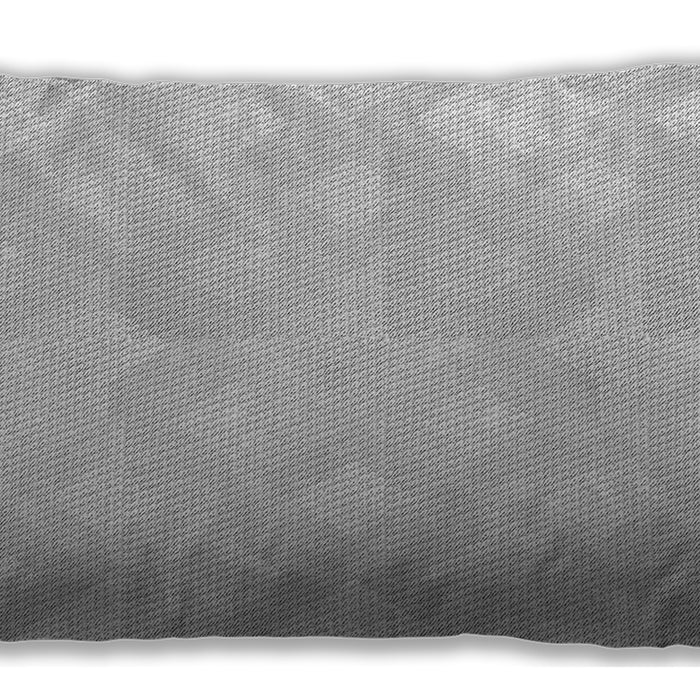 Patterned Rectangular Cloud Gray Lumbar Throw Pillow, 13 inch by 19 inch, lbpat1493gry