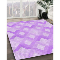 Patterned Purple Rug, pat1493pur