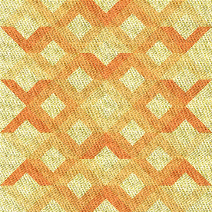 Round Machine Washable Transitional Chrome Gold Yellow Rug, wshpat1493yw