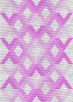 Patterned Orchid Purple Novelty Rug, pat1493