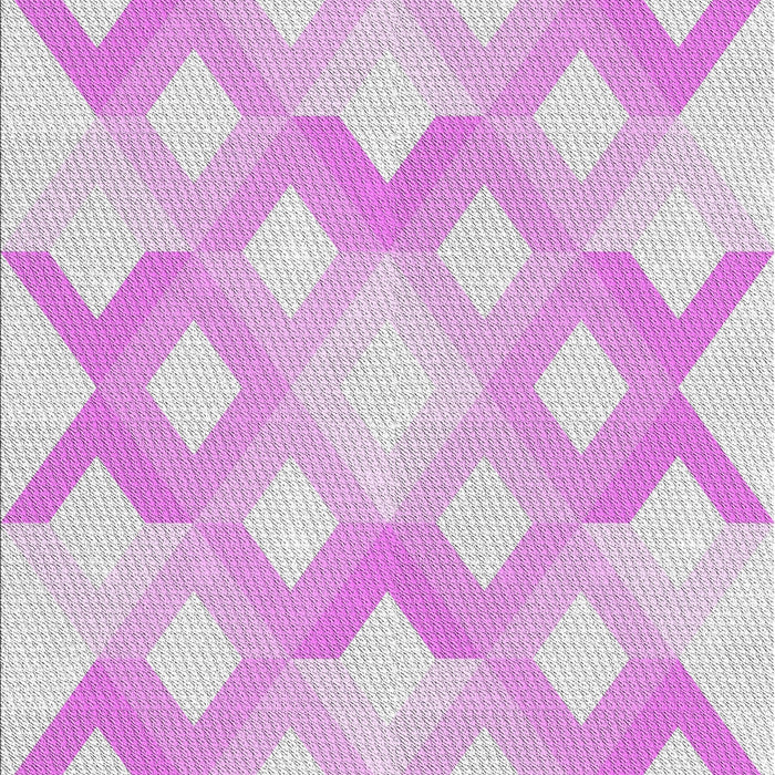 Machine Washable Transitional Orchid Purple Rug, wshpat1493