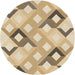 Square Machine Washable Transitional Khaki Gold Rug in a Living Room, wshpat1494brn