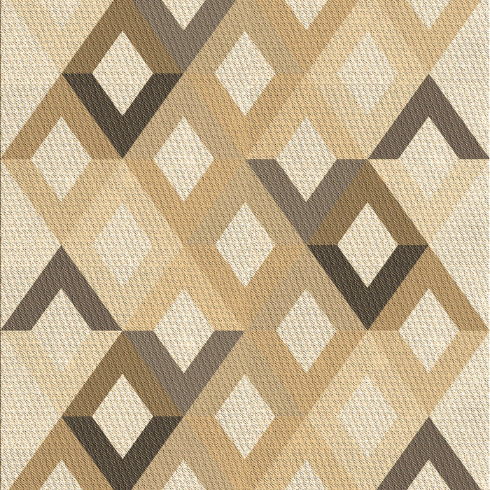Machine Washable Transitional Khaki Gold Rug, wshpat1494brn
