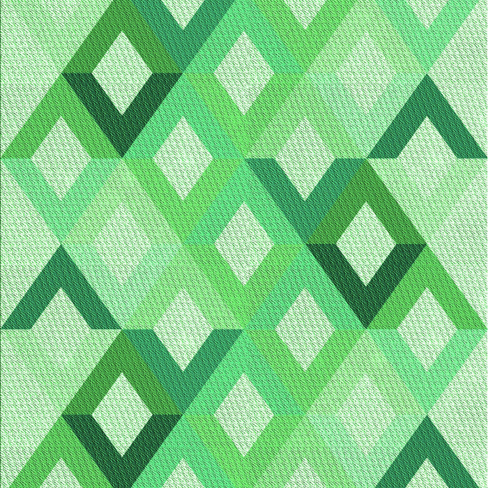 Patterned Jade Green Rug, pat1494grn