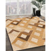 Machine Washable Transitional Orange Rug in a Family Room, wshpat1494org