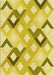 Patterned Bold Yellow Rug, pat1494yw