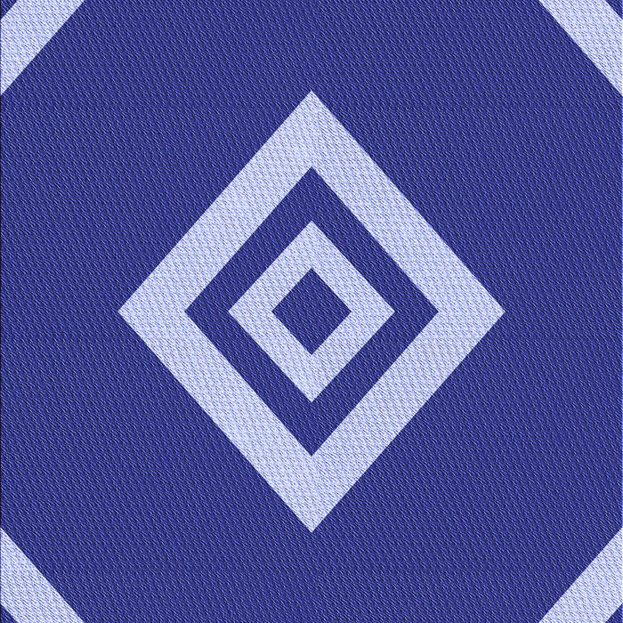 Patterned Cobalt Blue Rug, pat1495blu