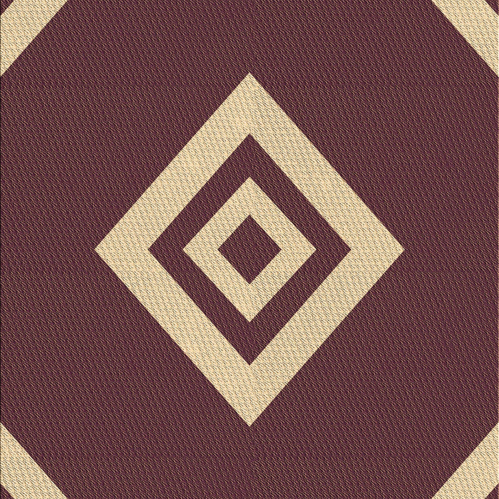 Patterned Orange Salmon Pink Rug, pat1495brn