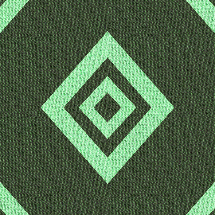 Patterned Dark Forest Green Rug, pat1495grn