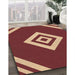 Machine Washable Transitional Orange Rug in a Family Room, wshpat1495org