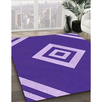 Patterned Purple Rug, pat1495pur