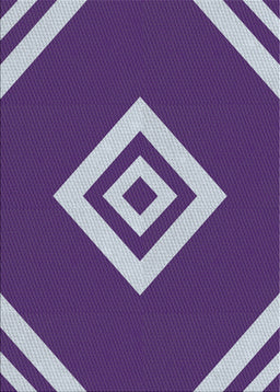 Machine Washable Transitional Indigo Purple Rug, wshpat1495