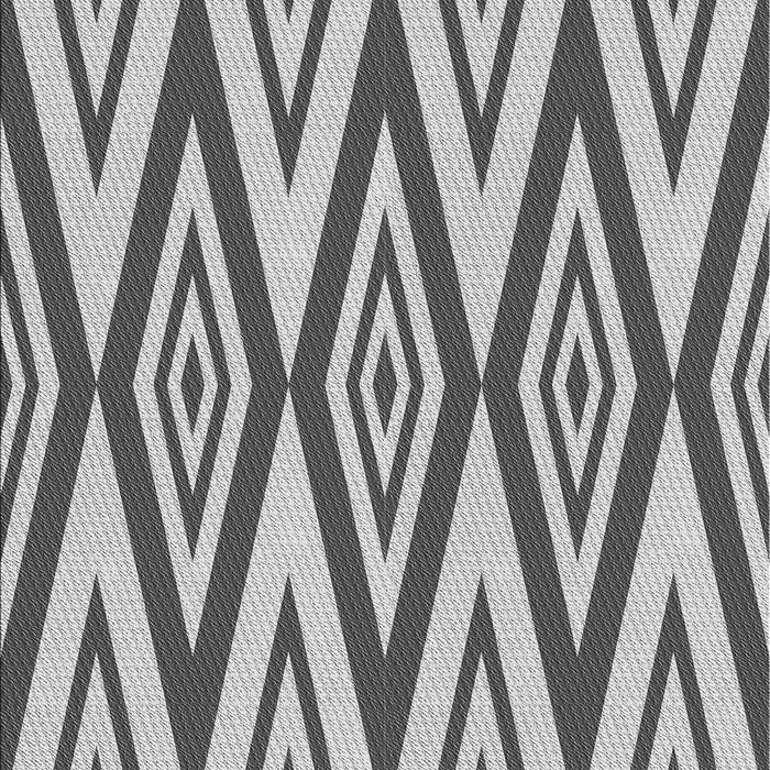 Patterned Platinum Silver Gray Rug, pat1496gry