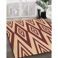 Patterned Red Rug, pat1496org