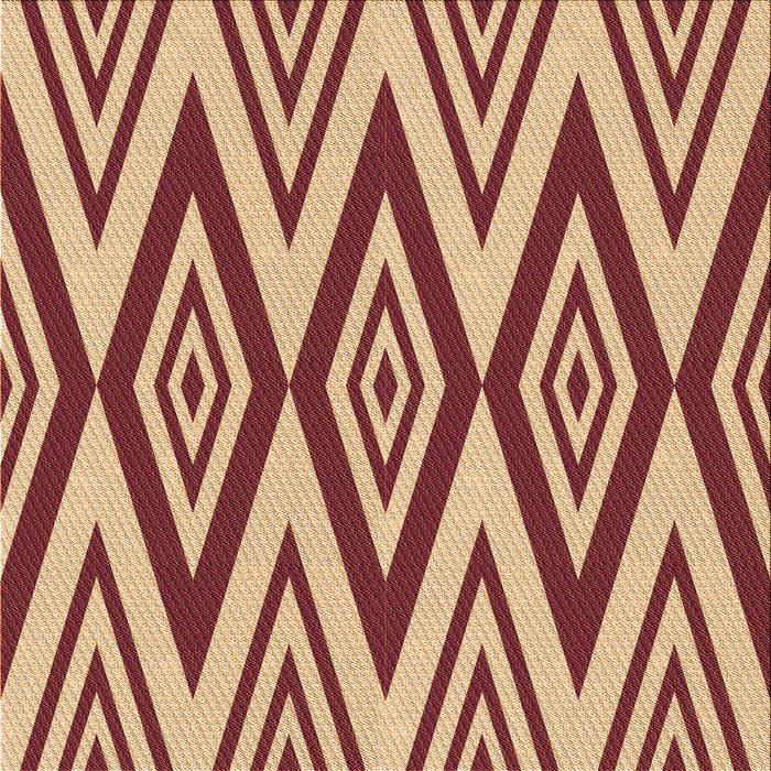 Round Patterned Red Rug, pat1496org