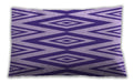 Patterned Rectangular Mauve Purple Lumbar Throw Pillow, 13 inch by 19 inch, lbpat1496pur