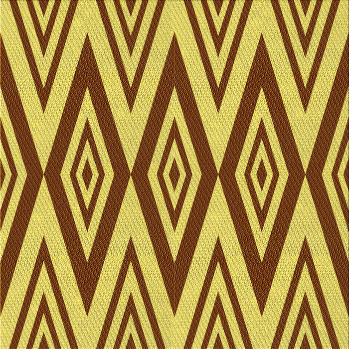 Round Patterned Mahogany Brown Rug, pat1496yw