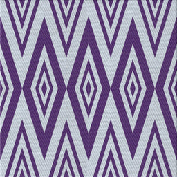 Square Patterned Blue Novelty Rug, pat1496