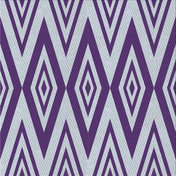 Square Patterned Blue Novelty Rug, pat1496