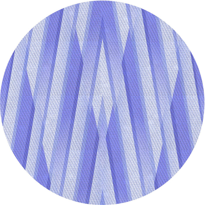 Square Patterned Light Slate Blue Rug, pat1497blu