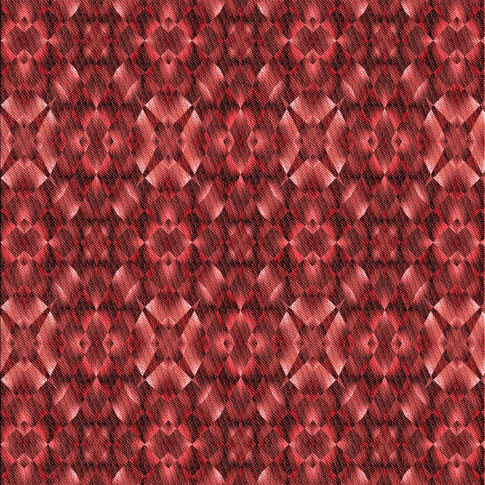 Patterned Red Rug, pat1498rd