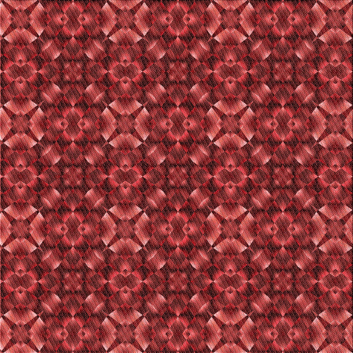 Round Patterned Red Rug, pat1498rd