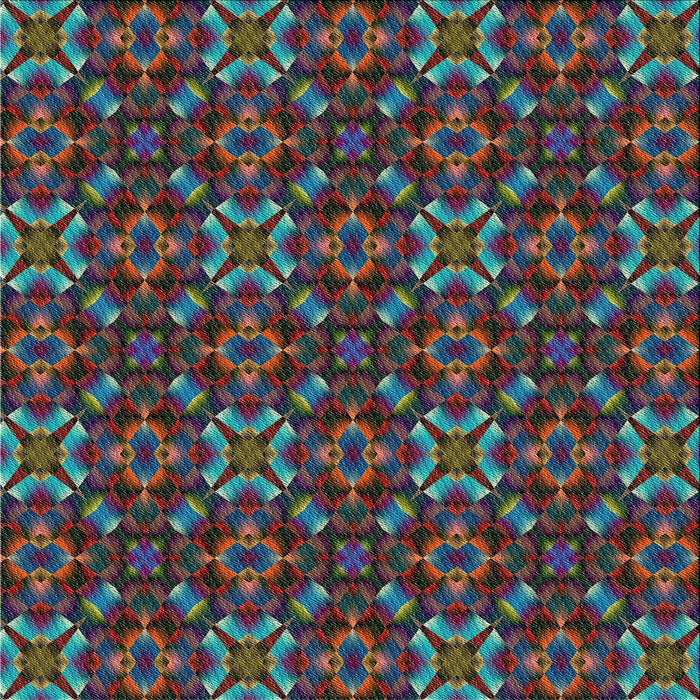 Square Patterned Grayish Turquoise Green Modern Rug, pat1498