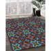 Machine Washable Transitional Grayish Turquoise Green Rug in a Family Room, wshpat1498