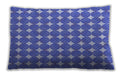 Patterned Rectangular Denim Blue Lumbar Throw Pillow, 13 inch by 19 inch, lbpat1499blu