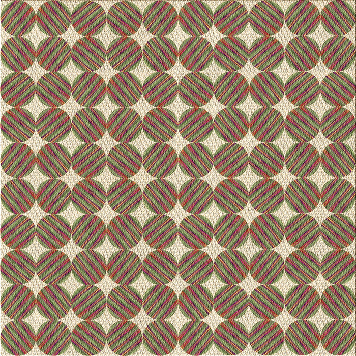 Round Patterned Avocado Green Rug, pat1499brn