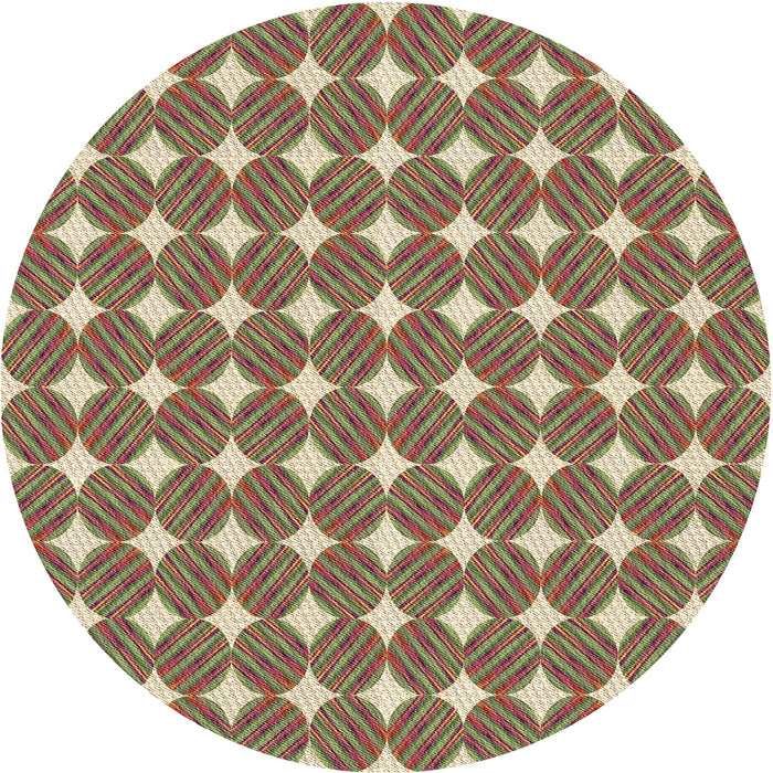 Square Machine Washable Transitional Avocado Green Rug in a Living Room, wshpat1499brn