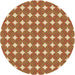 Square Patterned Red Rug, pat1499org