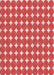 Machine Washable Transitional Red Rug, wshpat1499rd