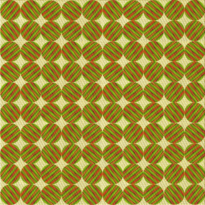 Round Patterned Green Rug, pat1499yw