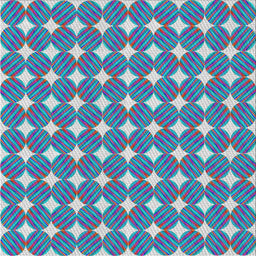 Square Patterned Sky Blue Novelty Rug, pat1499