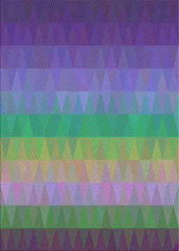 Patterned Purple Modern Rug, pat149