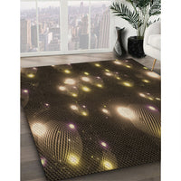 Patterned Brown Rug, pat15brn