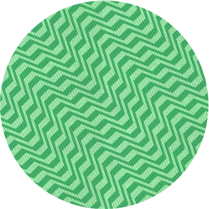 Square Patterned Lime Mint Green Rug, pat1500grn