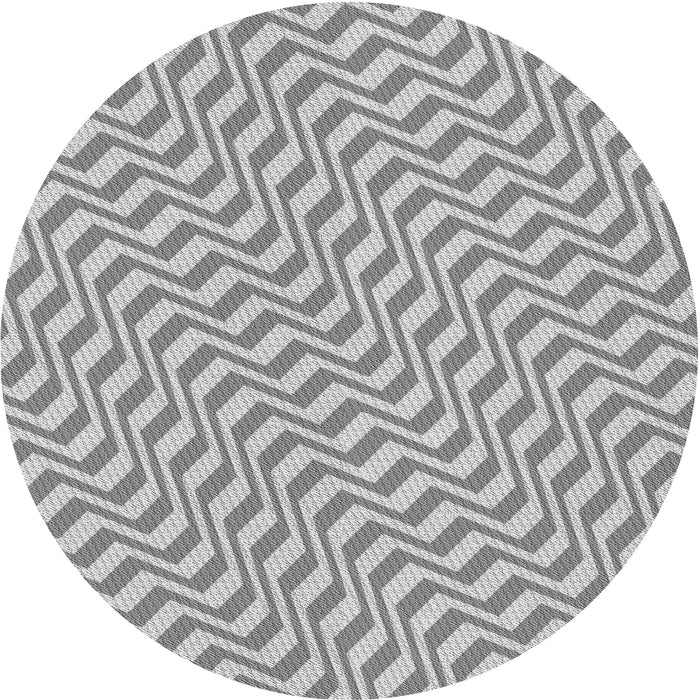 Square Patterned Gray Rug, pat1500gry