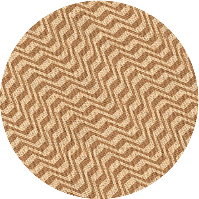 Square Patterned Orange Rug, pat1500org