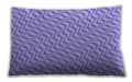 Patterned Rectangular Light Slate Blue Lumbar Throw Pillow, 13 inch by 19 inch, lbpat1500pur