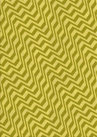 Machine Washable Transitional Yellow Rug, wshpat1500yw