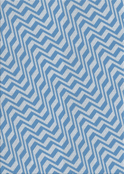 Patterned Light Blue Novelty Rug, pat1500