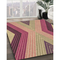 Patterned Brown Sand Brown Rug, pat1501brn