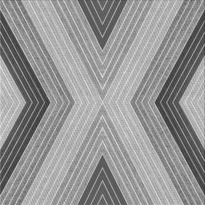 Round Patterned Silver Gray Rug, pat1501gry