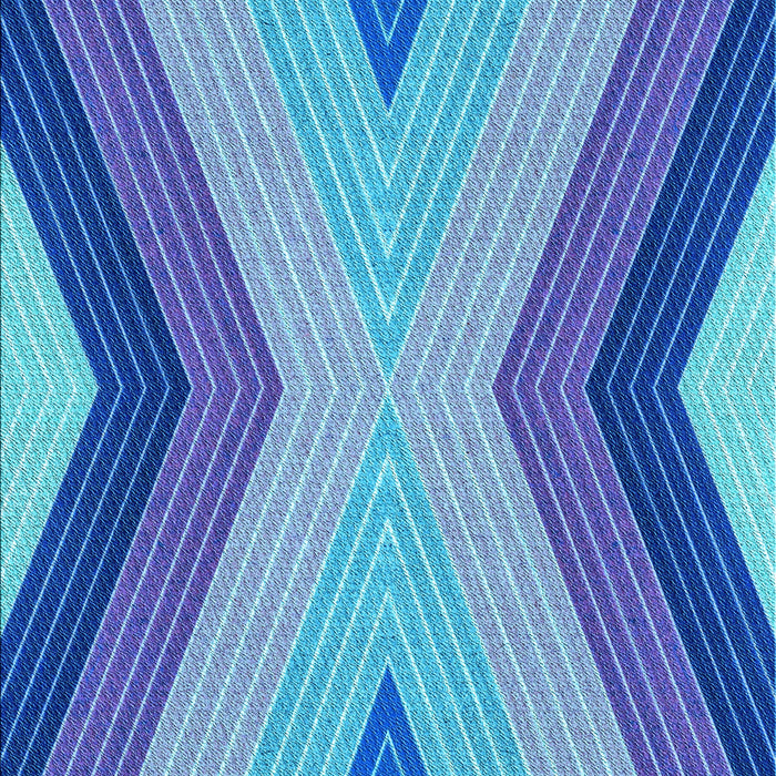 Machine Washable Transitional Ocean Blue Rug, wshpat1501lblu