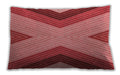 Patterned Rectangular Red Lumbar Throw Pillow, 13 inch by 19 inch, lbpat1501rd