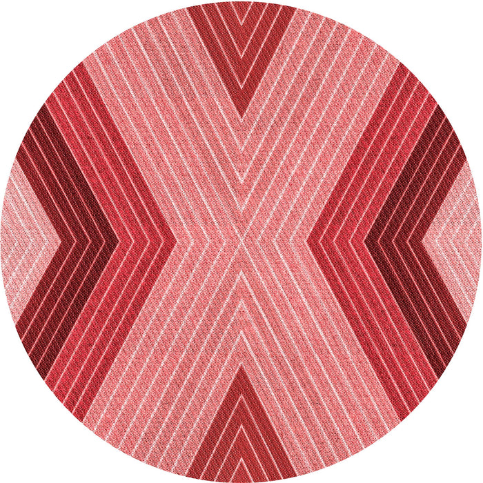 Square Patterned Red Rug, pat1501rd